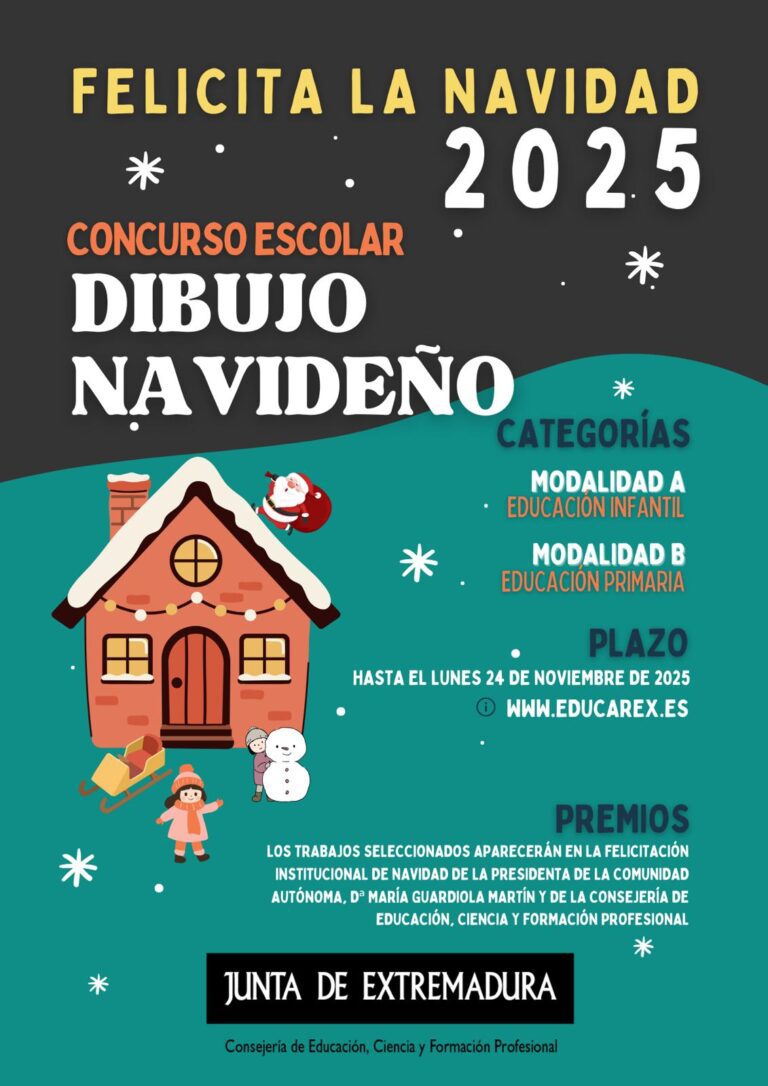 La Junta de Extremadura convoca el concurso escolar “Felicita la Navidad”