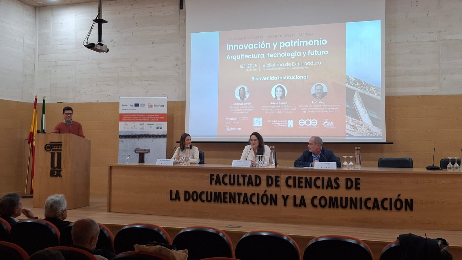 La Junta de Extremadura reivindica el papel decisivo de la arquitectura en la restauración del patrimonio y su proyección internacional