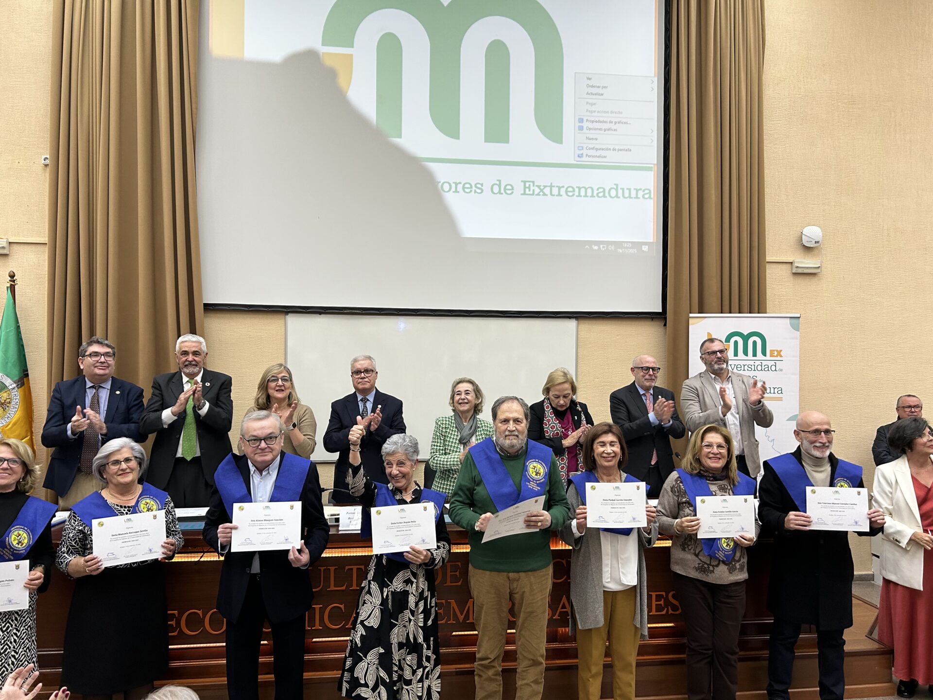 La Universidad de Mayores de Extremadura inicia el curso académico con 4.004 alumnos