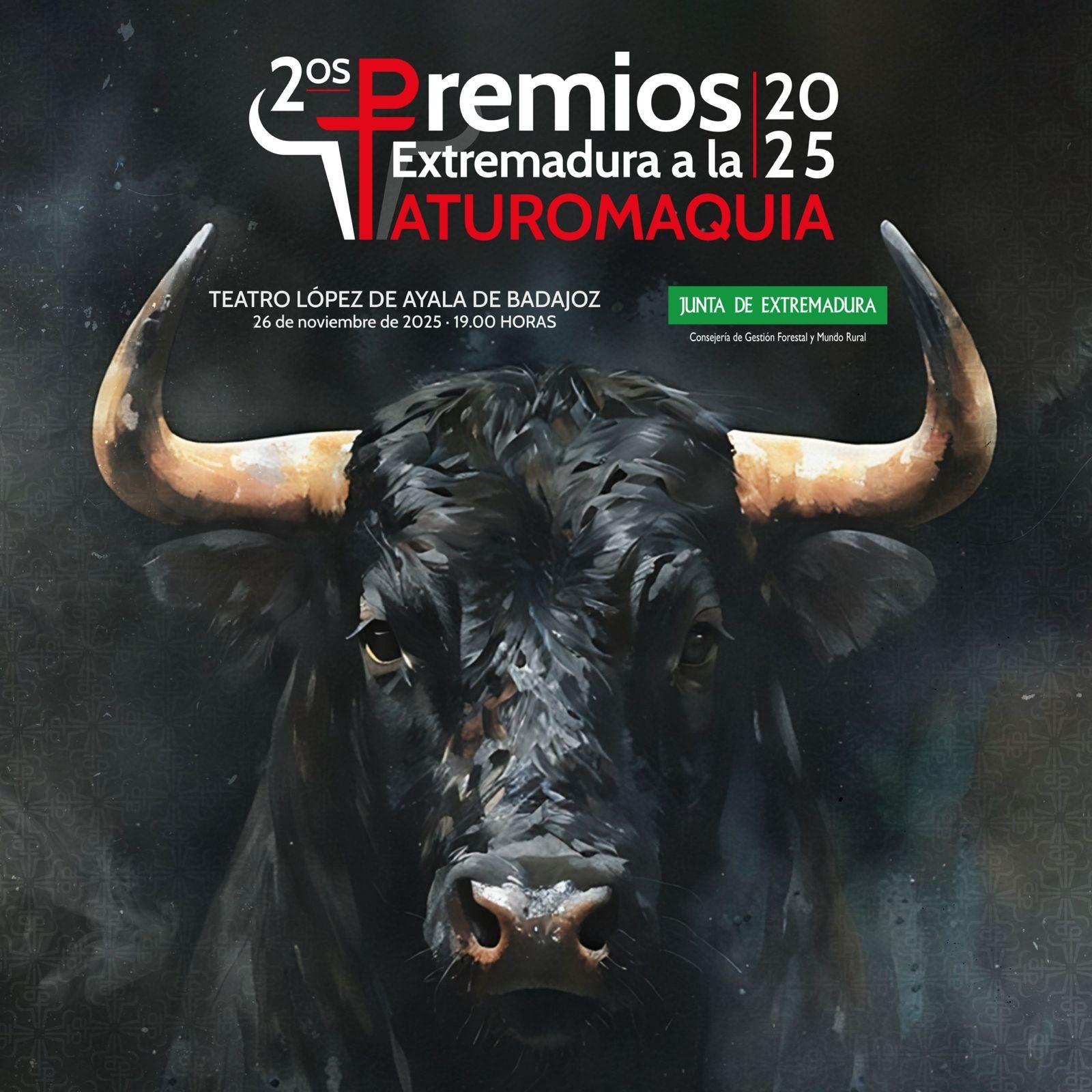 Badajoz acoge este miércoles la gala de los II Premios Extremadura a la Tauromaquia