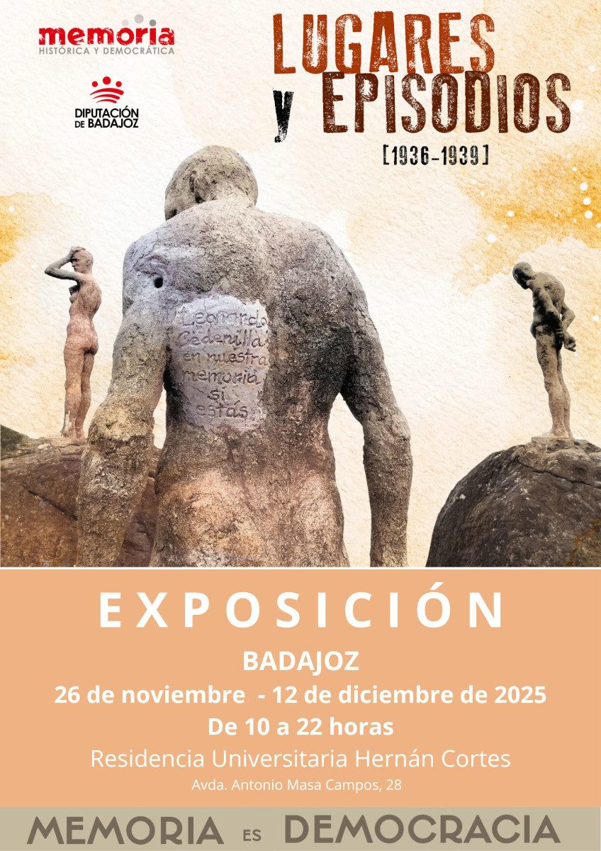 La Residencia Universitaria Hernán Cortés acoge la exposición Lugares y episodios de historia y memoria
