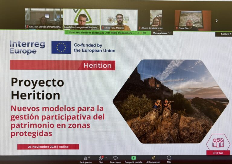Primera reunión de actores locales en el marco del proyecto Interreg Europe Herition