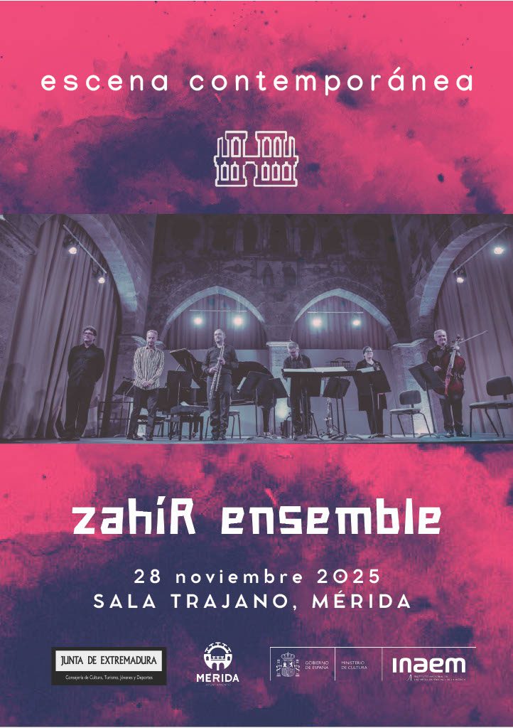 La Sala Trajano ofrece este fin de semana la música de Zahír Ensemble y el teatro clown filosófico de Tupá Percusión