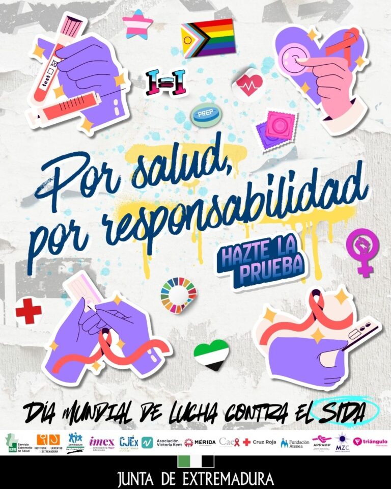 Extremadura conmemora el Día Mundial de la Lucha contra el Sida con una campaña centrada en el diagnóstico precoz