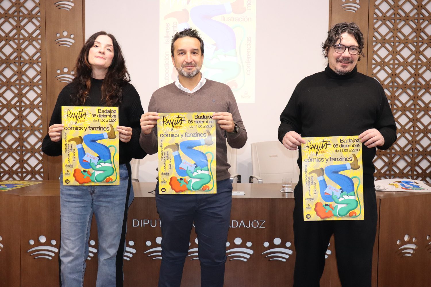 La Diputación de Badajoz presenta Rayito Fest, el nuevo festival dedicado al cómic, la autoedición y la obra gráfica
