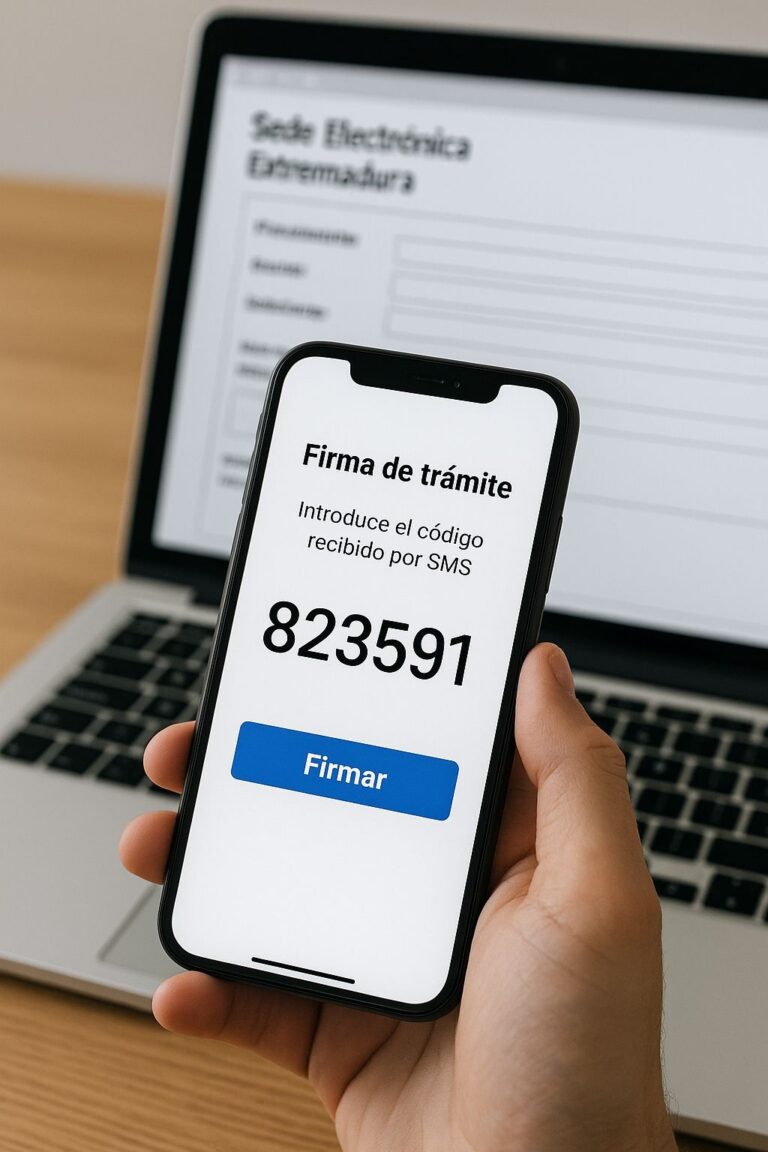 La Junta de Extremadura inicia el trámite que facilitará firmar gestiones online con un simple código en el móvil