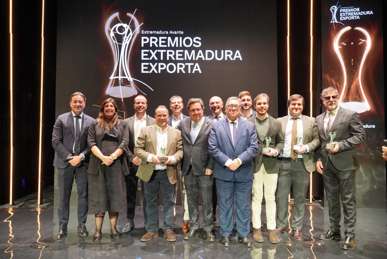 Santamaría felicita a las empresas galardonadas en la novena edición de los Premios Extremadura Exporta por su proyección internacional