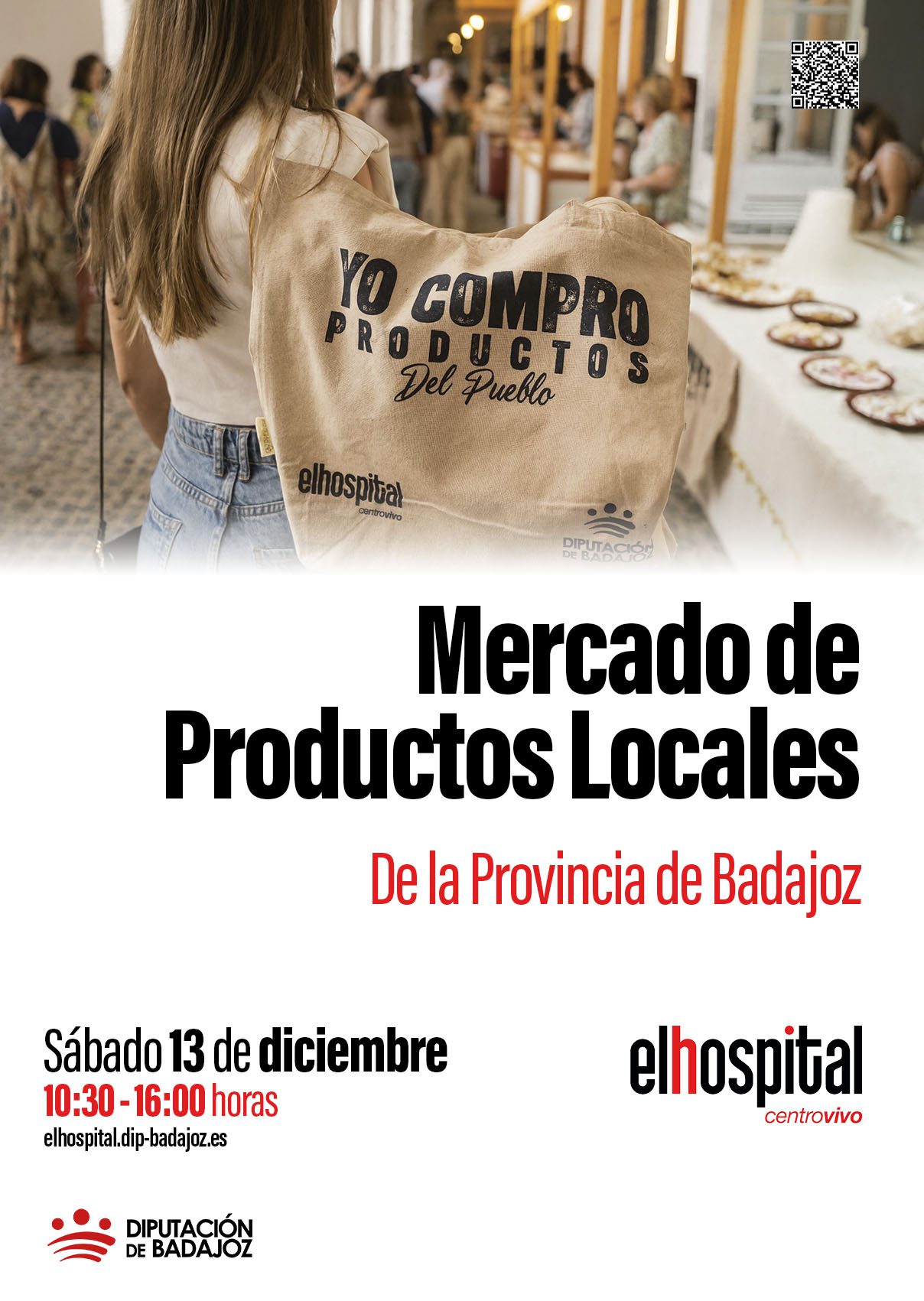 El Hospital Centro Vivo acoge el último Mercado de Productos Locales del año