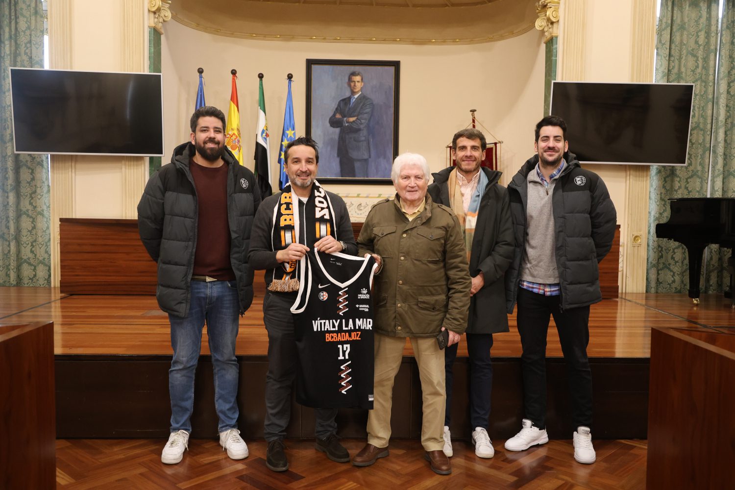 La Diputación de Badajoz renueva su apoyo al Vítaly La Mar BCB para 2026