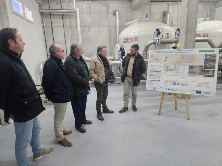 La Junta finaliza las obras de la ETAP de Zarza la Mayor en las que ha invertido 1’45 millones de euros