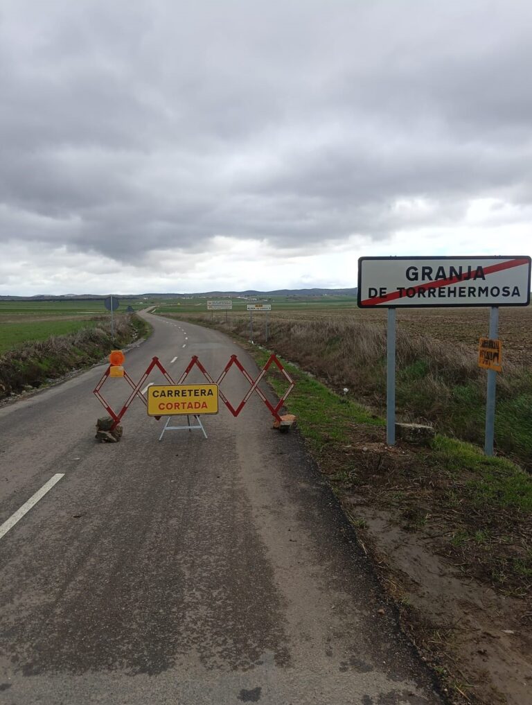 Solo una carretera provincial permanece cortada al tráfico por los efectos de la borrasca Kristin