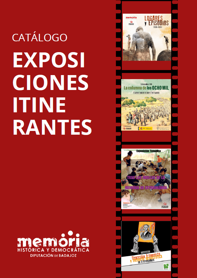 Diputación de Badajoz publica un catálogo con exposiciones gratuitas y disponibles sobre Memoria Histórica y Democrática