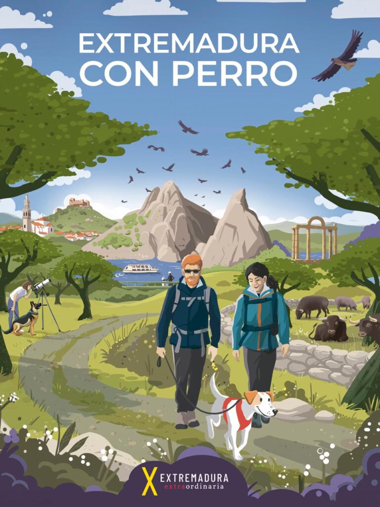 La Junta edita la guía ‘Extremadura con perro’ para promocionar la región como destino amigable para mascotas