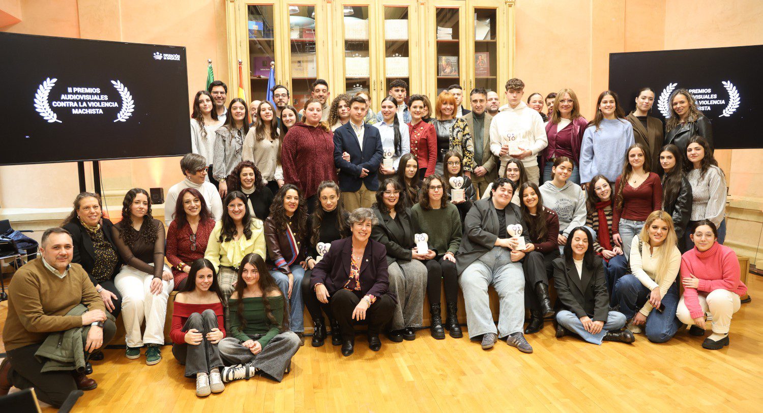 La Diputación de Badajoz refuerza su compromiso con la igualdad en la entrega de los II Premios Audiovisuales contra la Violencia Machista dirigidos a la población juvenil