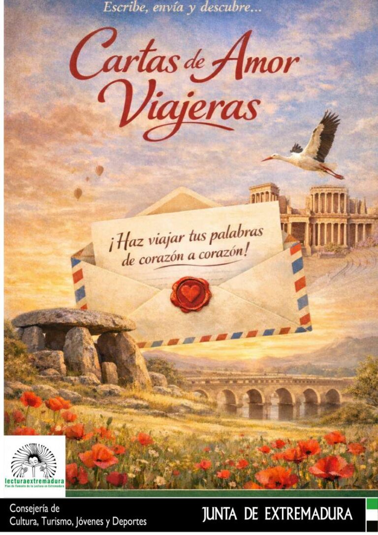 El Plan de Fomento de la Lectura de la Junta de Extremadura impulsa la iniciativa `Cartas de Amor Viajeras’ por San Valentín