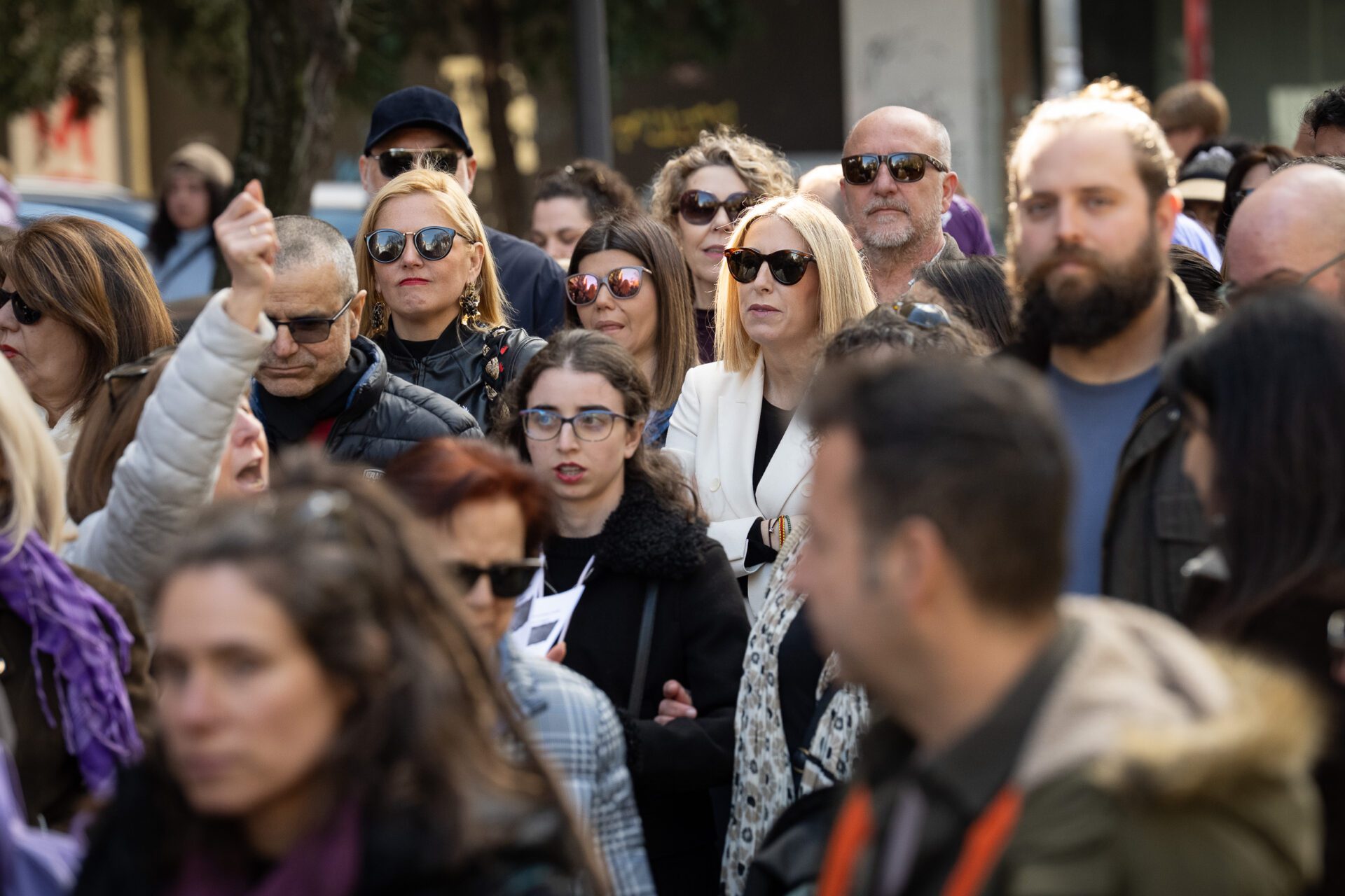María Guardiola participa en la marcha del 8M en Cáceres