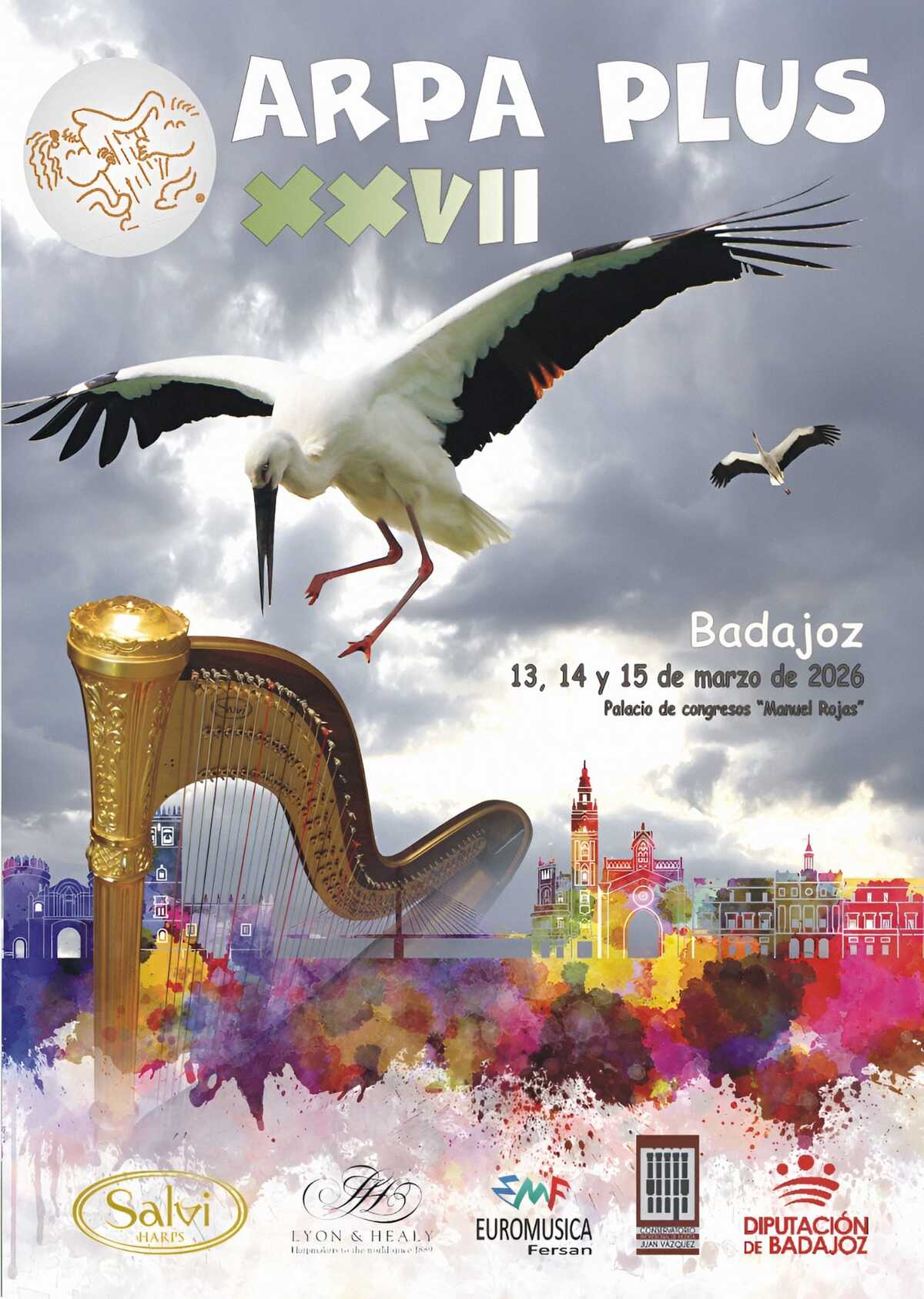 Badajoz acogerá el Concurso Arpa Plus veinte años después