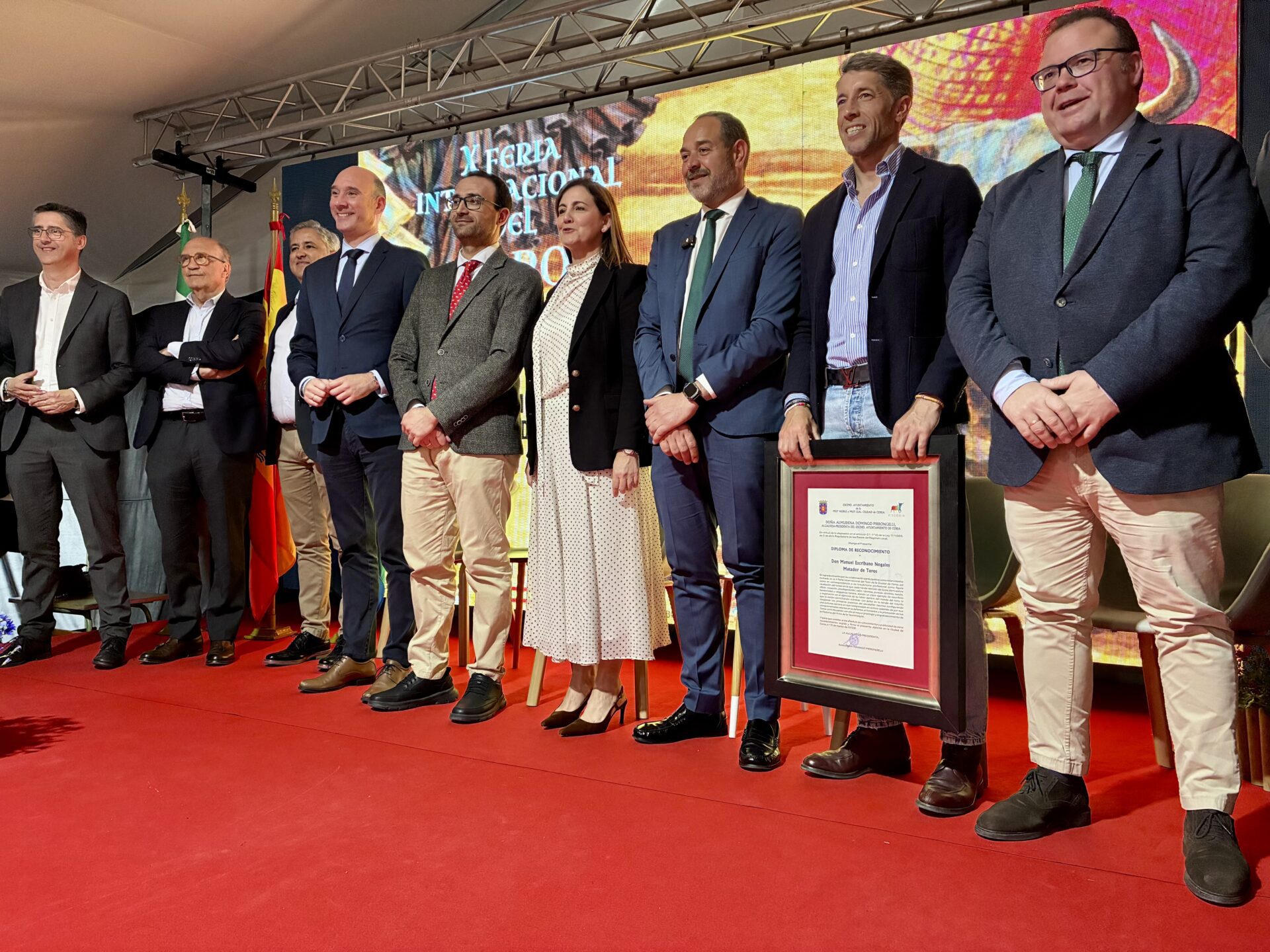 El consejero de Gestión Forestal y Mundo Rural inaugura la X Feria Internacional del Toro Ciudad de Coria