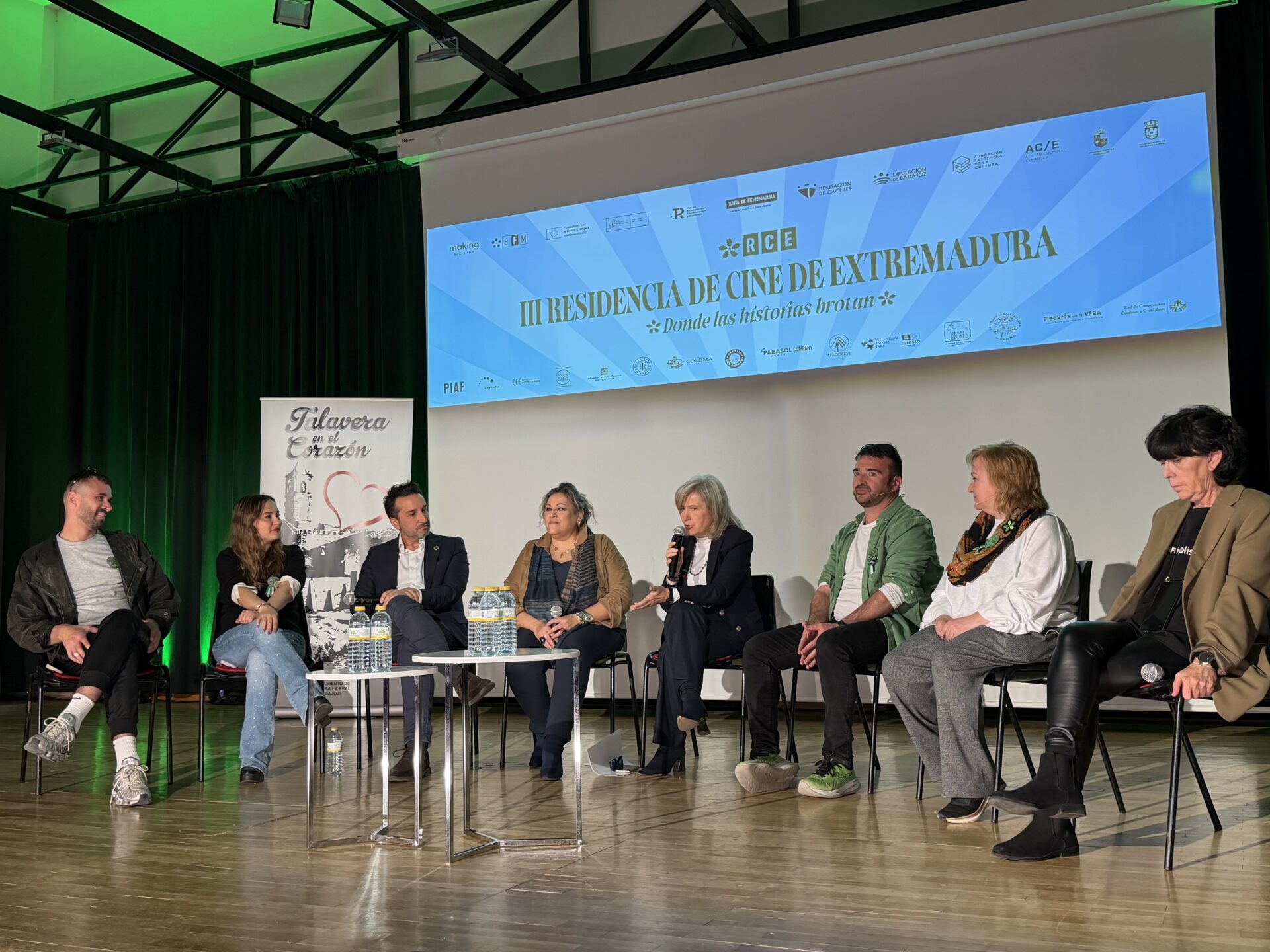 Bazaga destaca el impulso de la Junta al sector audiovisual en la presentación de la Residencia de Cine en Talavera la Real
