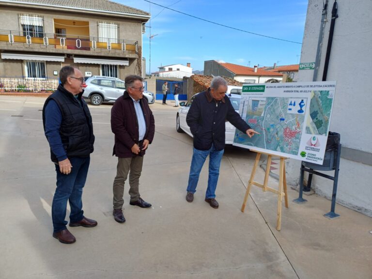 La Junta invierte más de medio millón de euros en las obras de abastecimiento de Campillo de Deleitosa