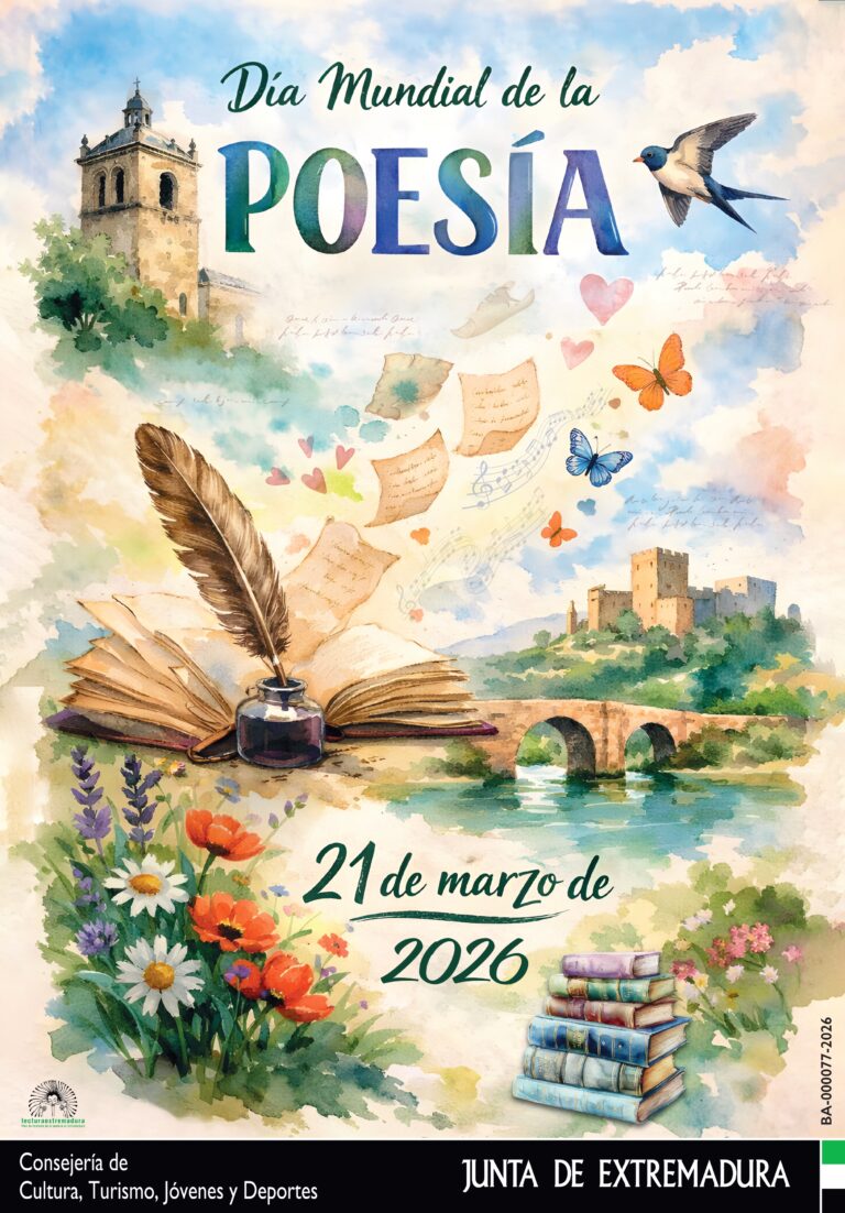 El Plan de Fomento de la Lectura de la Junta de Extremadura organiza concursos, exposiciones, jornadas y talleres para celebrar el Día de la Poesía