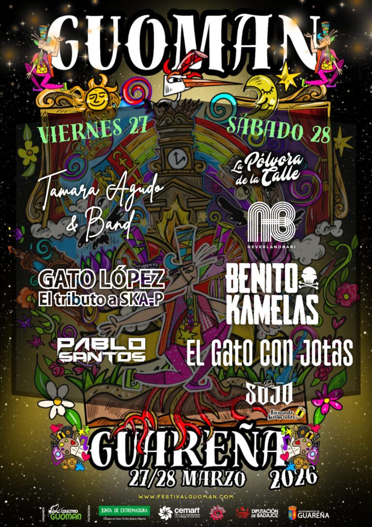 Benito Kamelas y El Gato con Jotas encabezan el cartel del Festival Guoman de Guareña