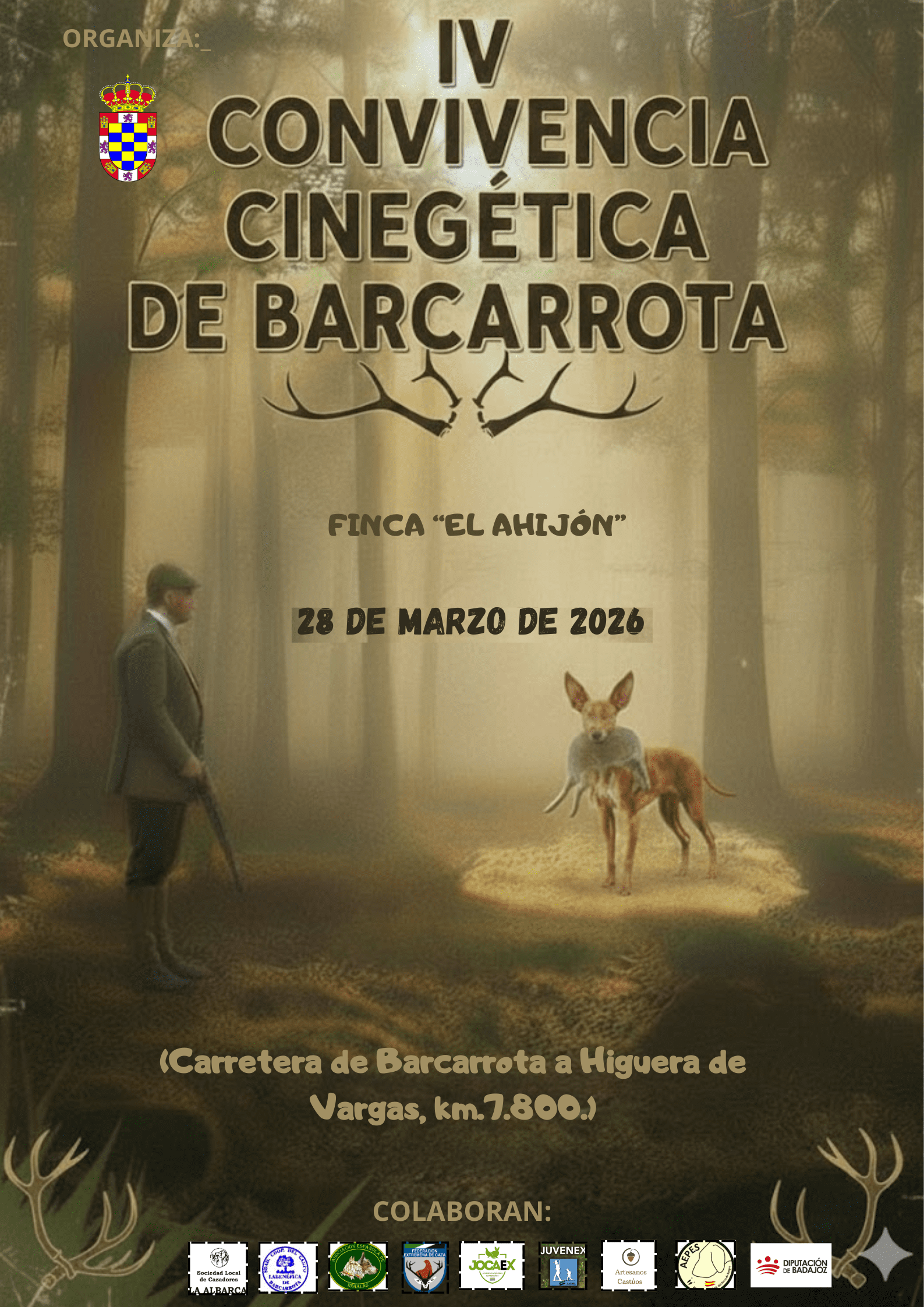 Barcarrota celebra este sábado su IV Convivencia Cinegética
