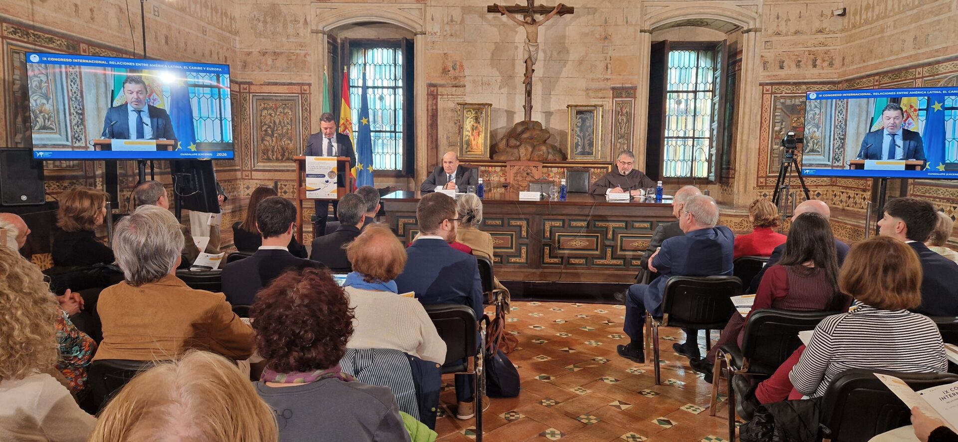 La Junta de Extremadura propone una alianza entre América Latina, el Caribe y Europa como solución a un mundo en guerra