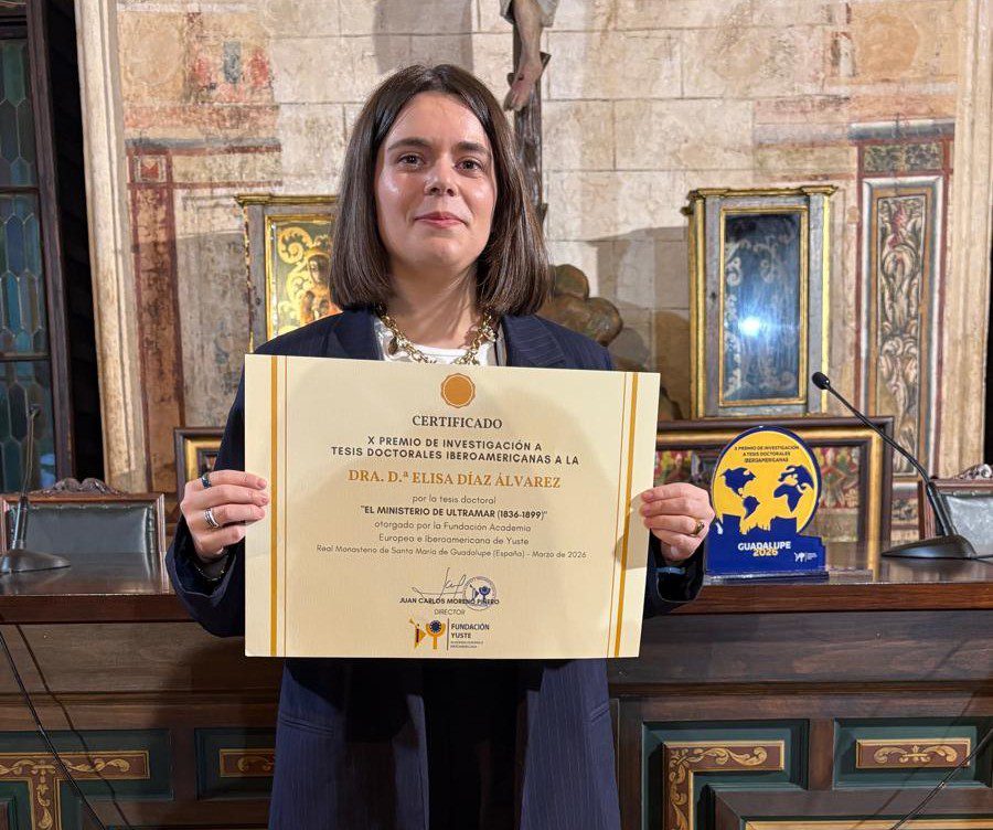 La investigadora Elisa Díaz Álvarez gana el X Premio de Investigación a Tesis Doctorales Iberoamericanas de la Fundación Yuste