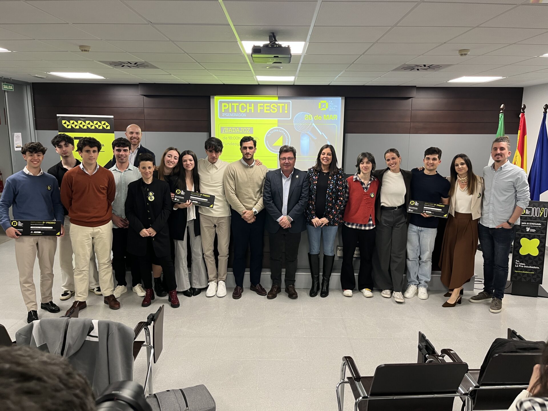 Santamaría reconoce a los premiados de la III Pre-incubadora y da la bienvenida a los que participarán en la IV destacando la excelencia de los proyectos