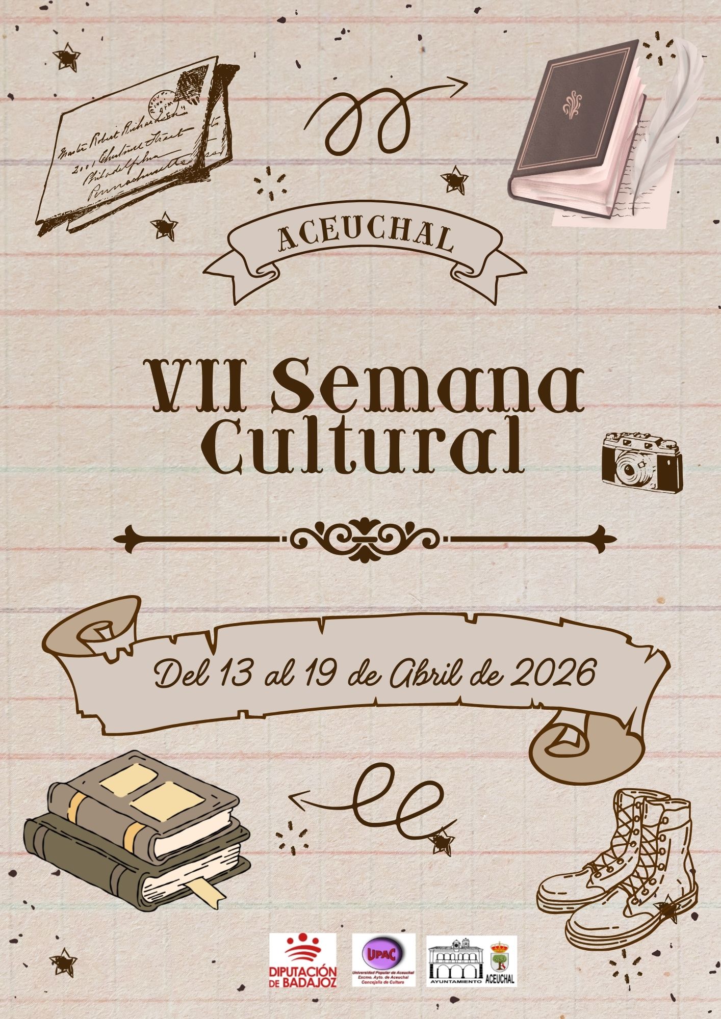 Aceuchal celebra su VII Semana Cultural del 13 al 19 de abril