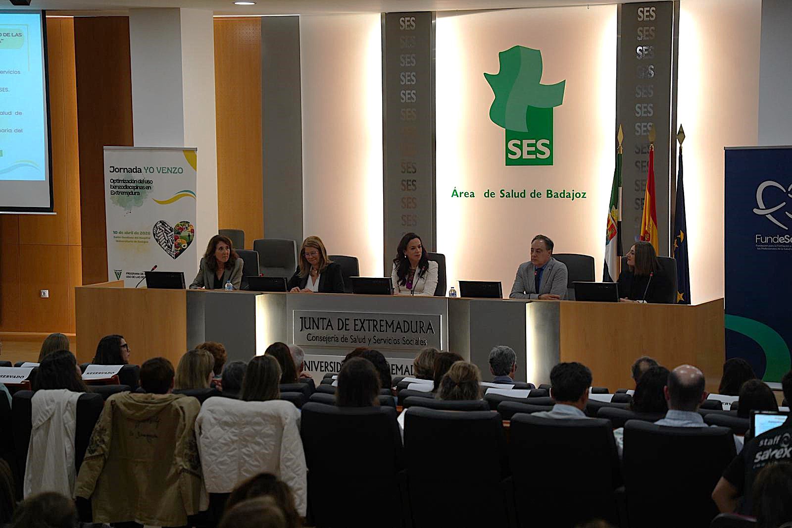 El Hospital Universitario de Badajoz acoge la jornada ‘Yo Venzo’, centrada en el uso adecuado de benzodiacepinas