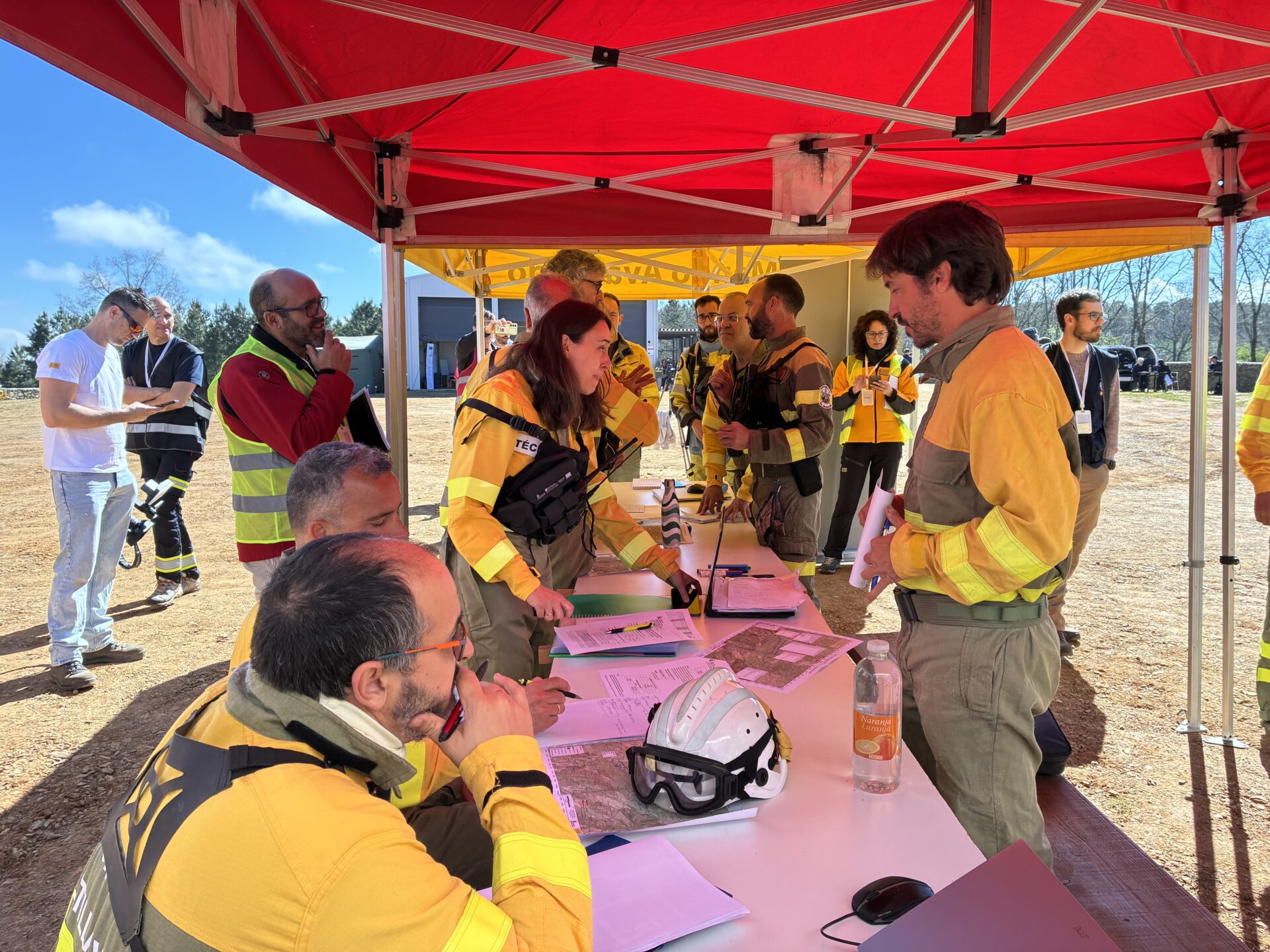 El Plan Infoex participa en un simulacro de incendio forestal entre Extremadura y Castilla y León con observadores de 13 regiones