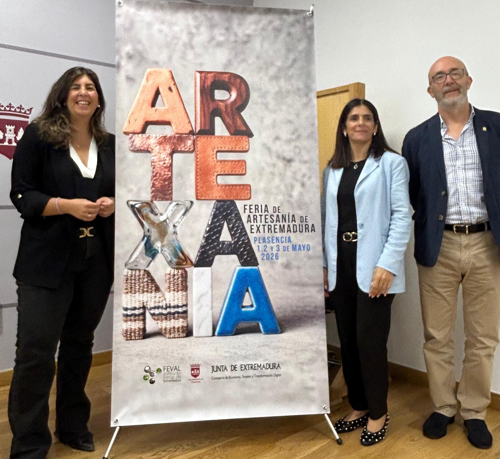 Plasencia acoge del 1 al 3 de mayo la III Feria Regional de Artesanía de Extremadura, ARTEXANÍA