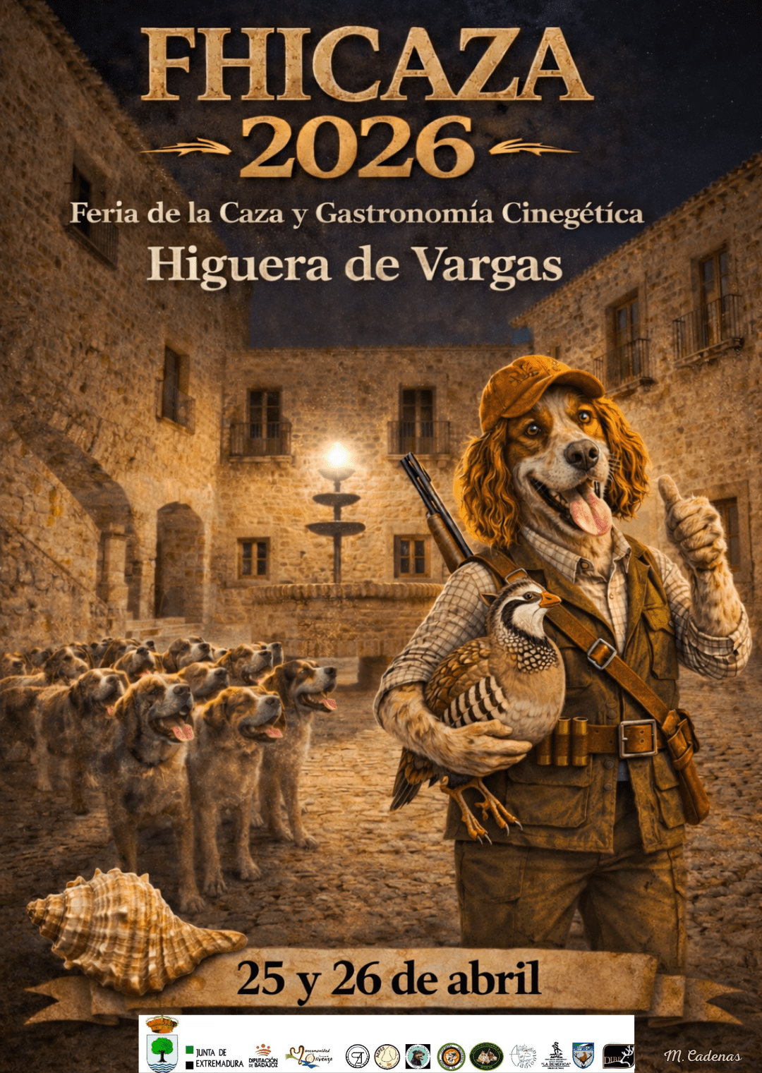 Higuera de Vargas celebrará este fin de semana la VII Feria de la Caza y la Gastronomía Cinegética