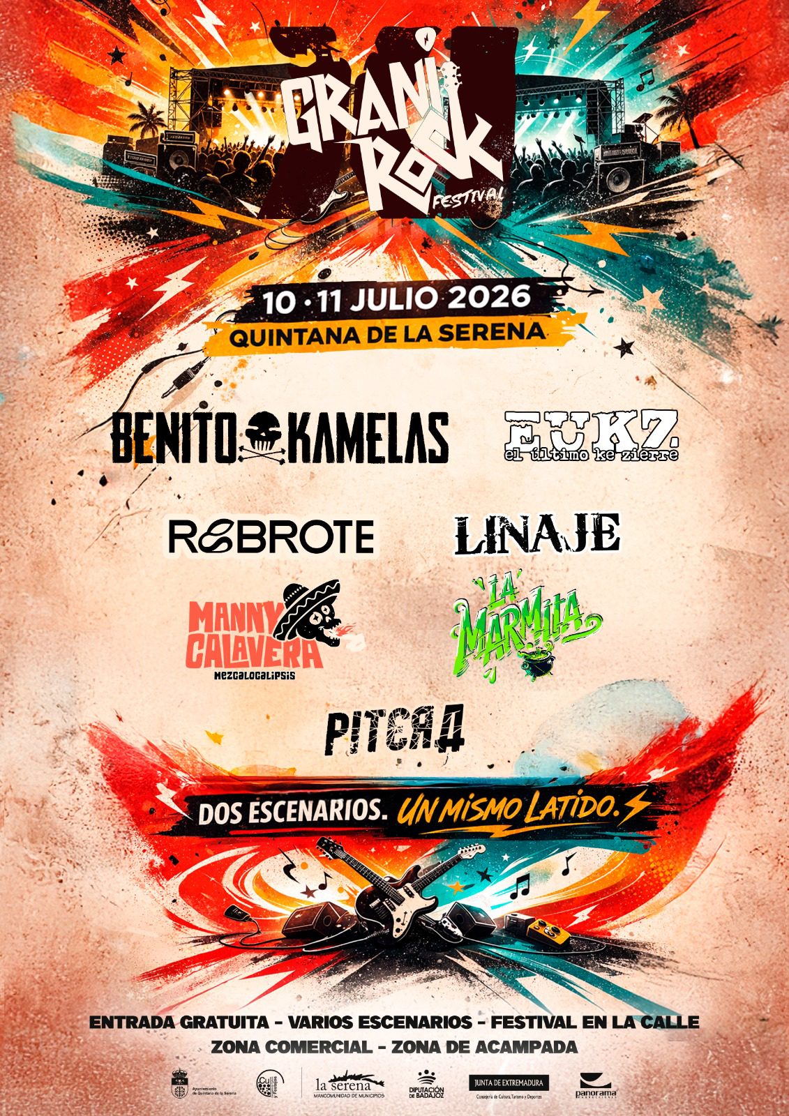2 días, 7 grupos y totalmente gratis: vuelve el Granirock