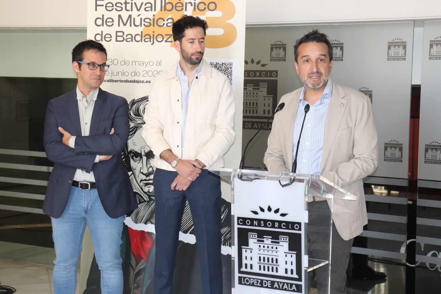 La Diputación patrocina el 43 Festival Ibérico de Música de Badajoz “para el desarrollo de la provincia”
