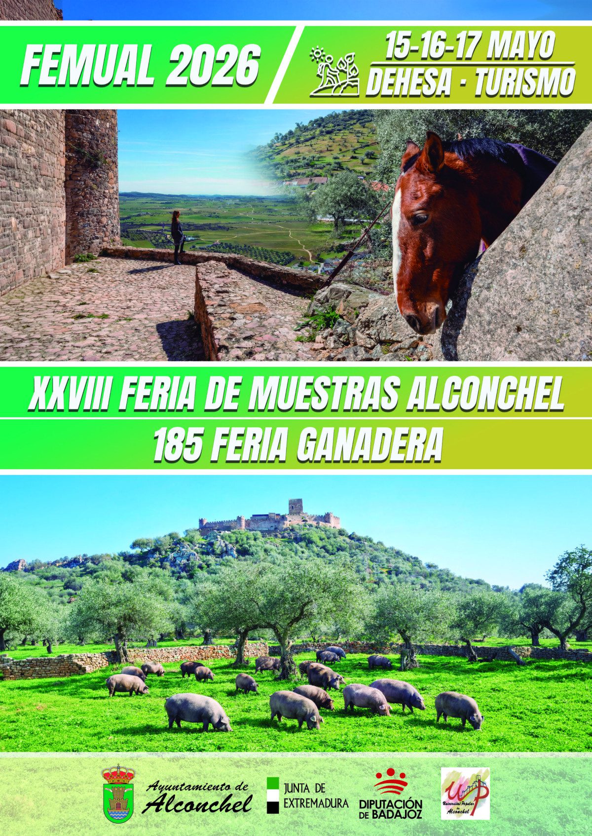 Alconchel celebra la XXVIII Feria de Muestras y la 185ª Feria Ganadera