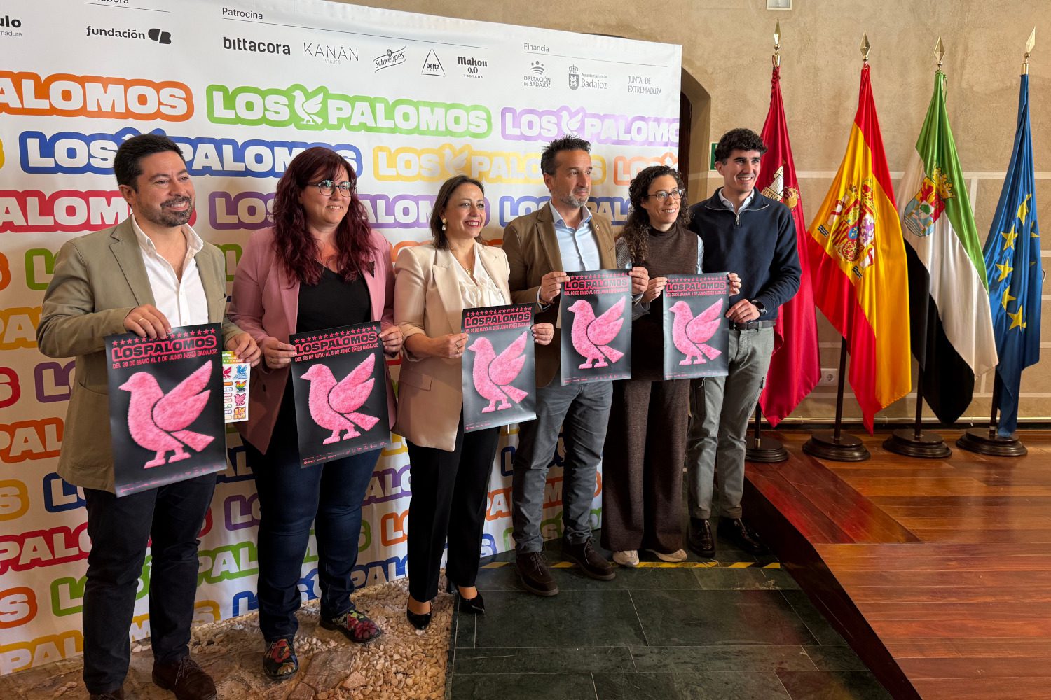 La Diputación de Badajoz, al lado de una de las grandes citas sociales y reivindicativas de la región: Los Palomos 2026