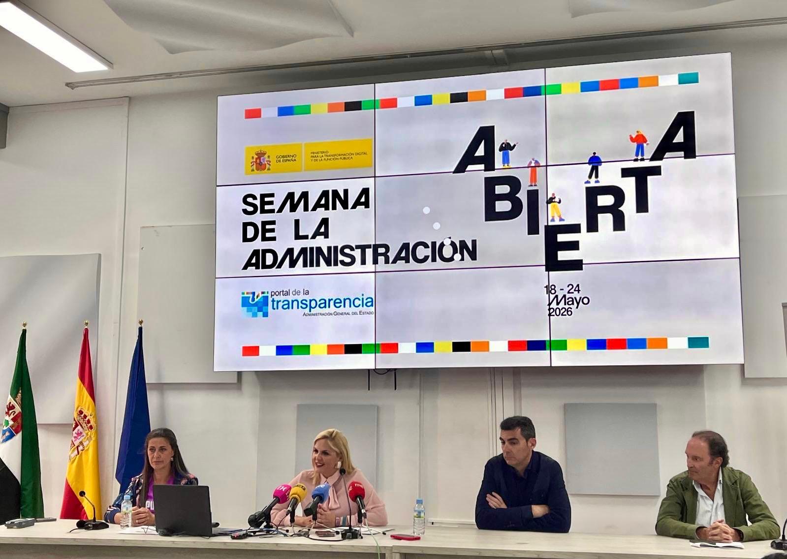 La Junta de Extremadura comienza la Semana de la Administración Abierta con más actividades y la participación de más colectivos