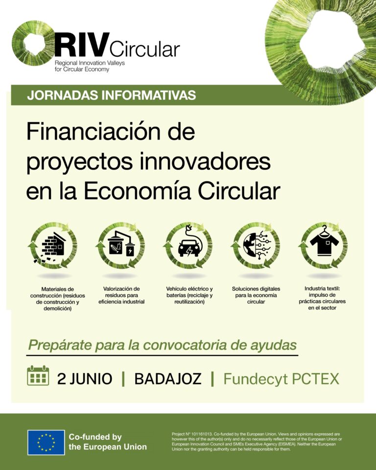 La Junta de Extremadura destina 1,2 millones de euros a proyectos empresariales de economía circular