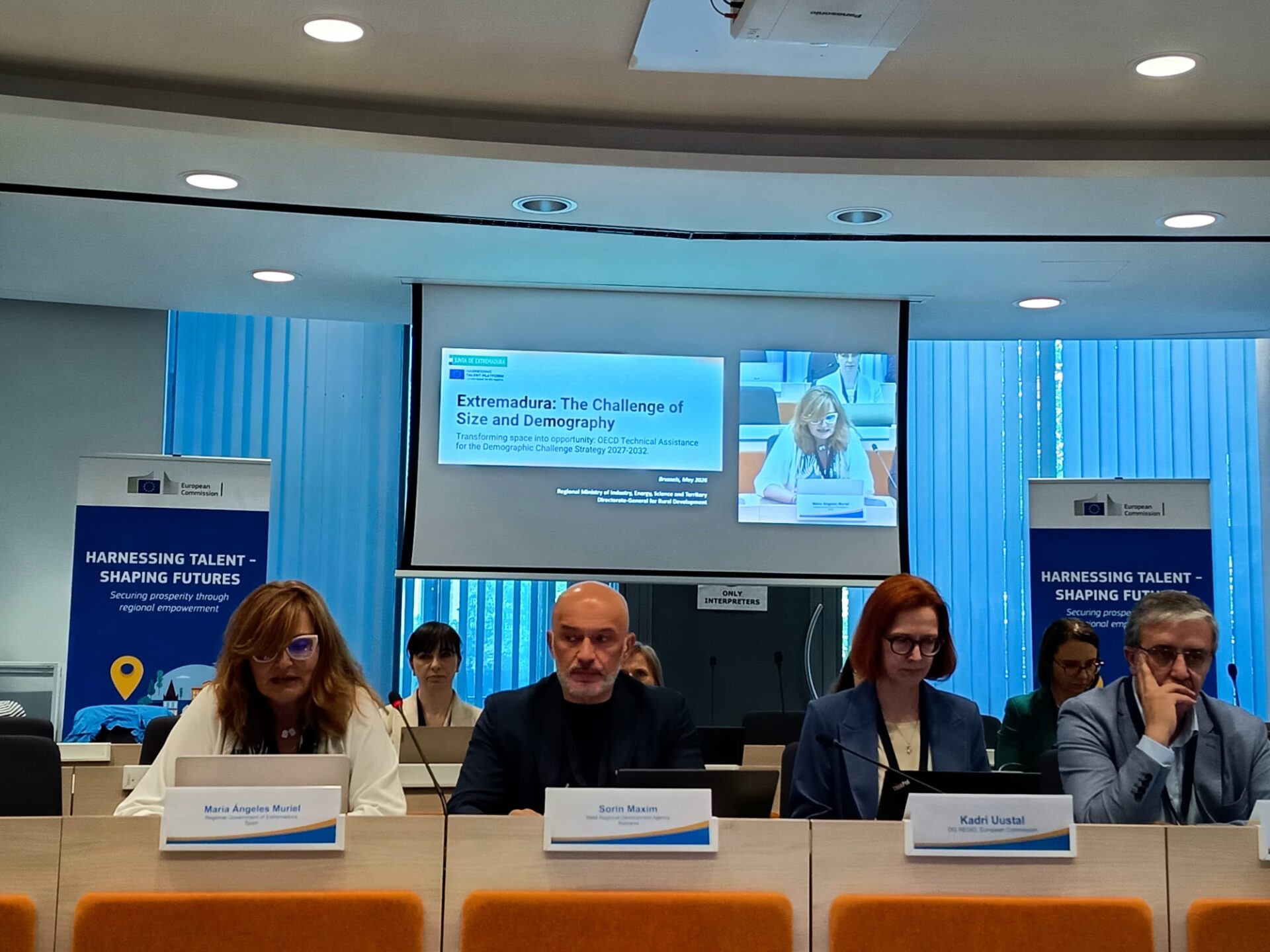 Extremadura presenta ante la Comisión Europea su experiencia en el mecanismo de impulso del Talento