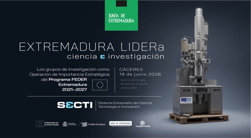 Cáceres acoge el 19 de junio el encuentro ‘Extremadura LIDERa Ciencia e Investigación’ para visibilizar el impacto de los fondos FEDER en los grupos de investigación regionales