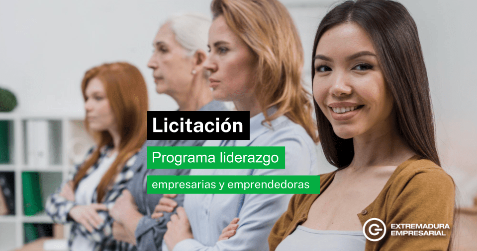 La Junta de Extremadura licita un programa de liderazgo dirigido a mujeres emprendedoras y empresarias