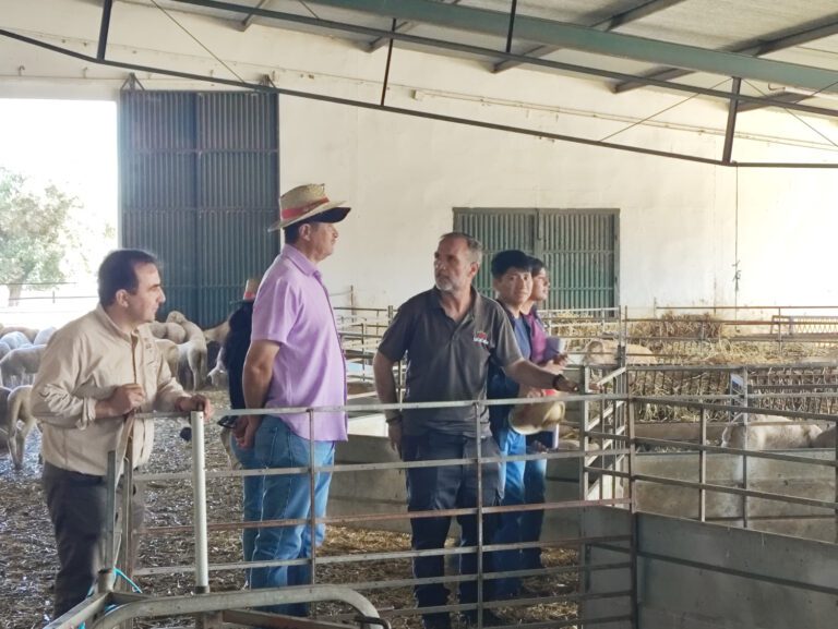 La Diputación de Badajoz impulsa el intercambio agropecuario internacional con la visita de estudiantes de la Universidad Autónoma Chapingo de México a la Finca ‘La Cocosa’