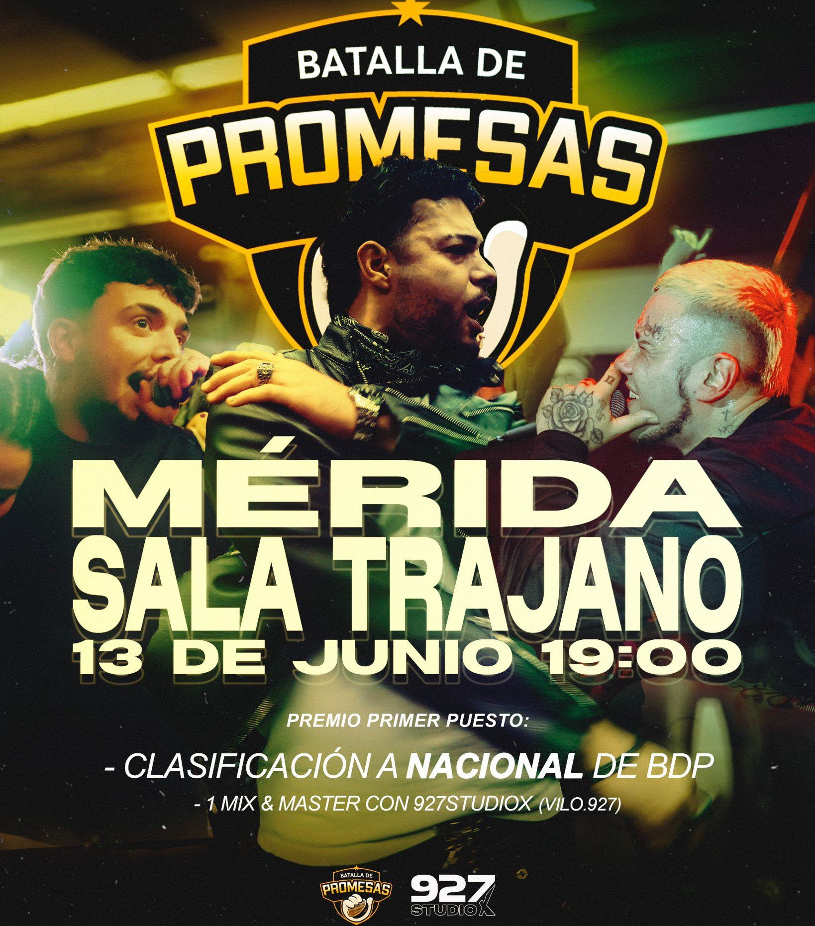 La ‘Batalla de Promesas’ llega a la Sala Trajano con una competición musical entre artistas urbanos emergentes