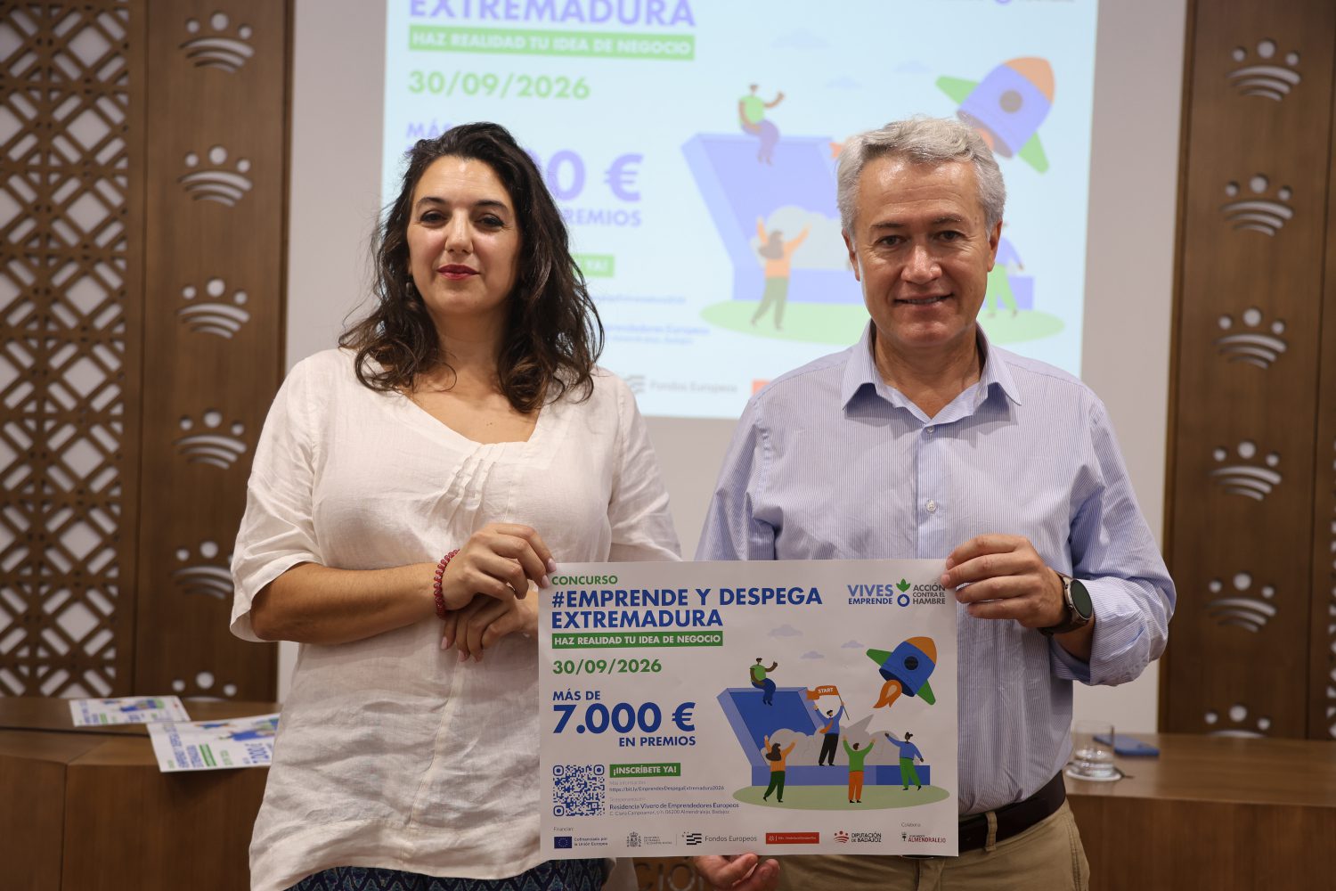 La Diputación de Badajoz y Acción Contra el Hambre lanzan el concurso ‘Emprende y Despega 2026’ y refuerzan su alianza para impulsar el emprendimiento rural