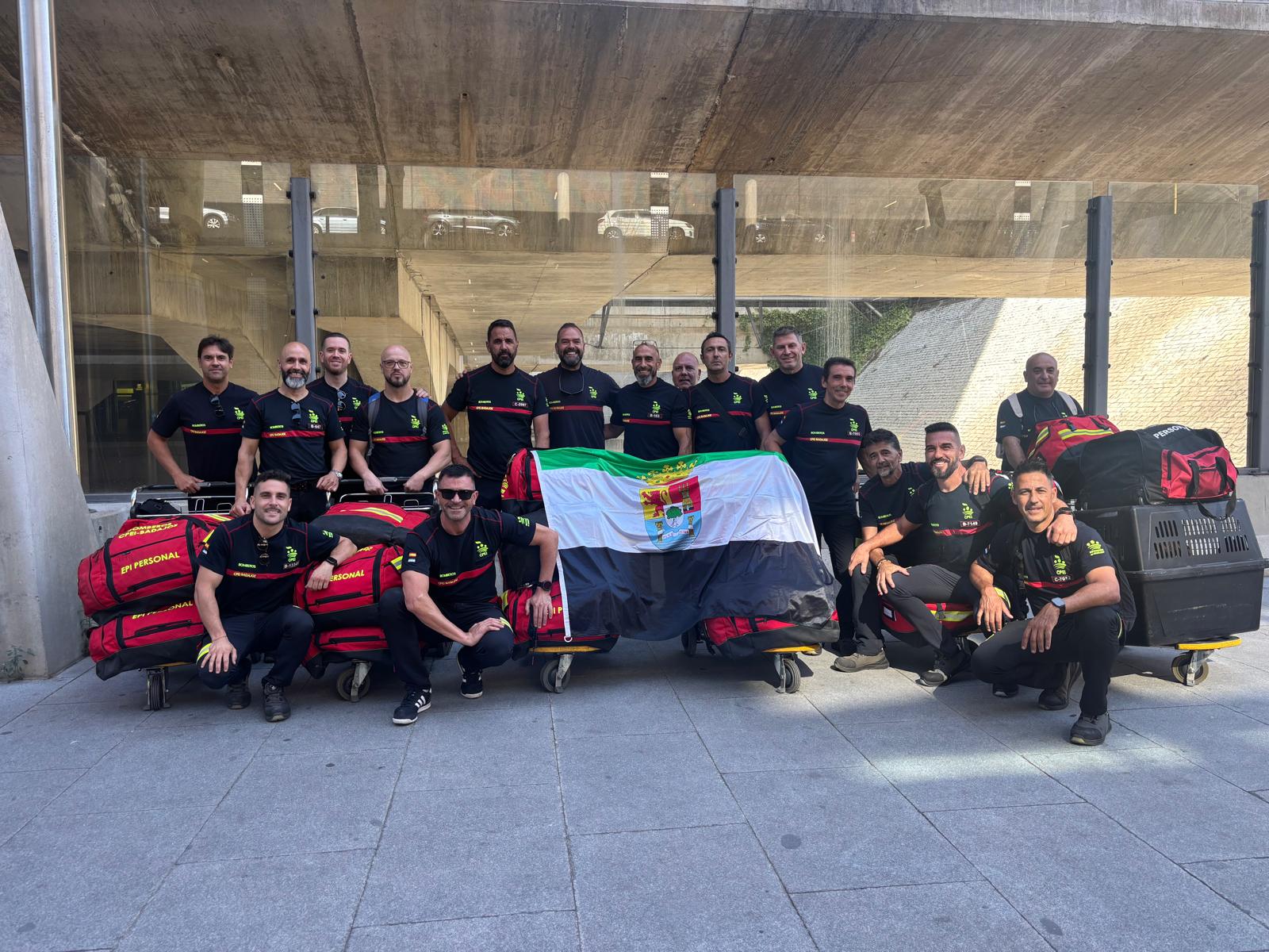 El equipo de bomberos de la Diputación de Badajoz trabajará en las labores de rescate en una zona turística de Caracas