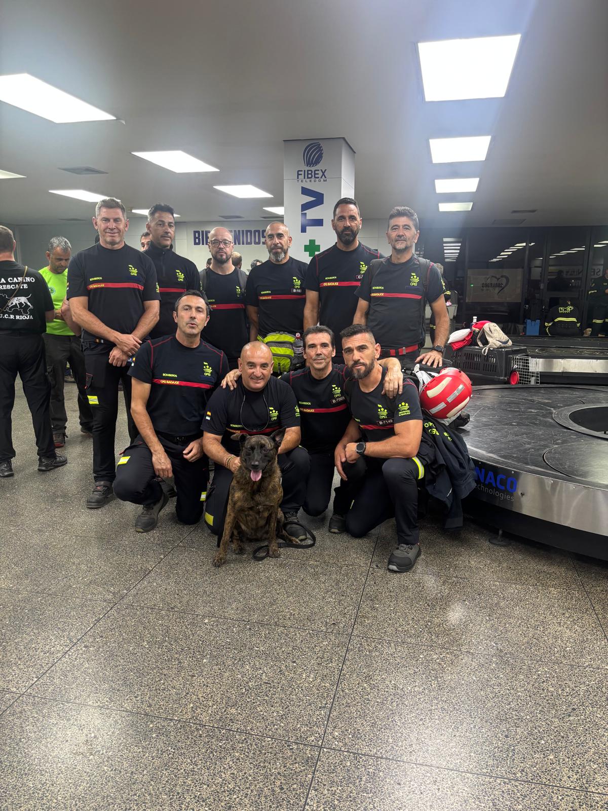 Los bomberos de la Diputación de Badajoz ya están en Caracas para participar en las labores internacionales de rescate tras el terremoto