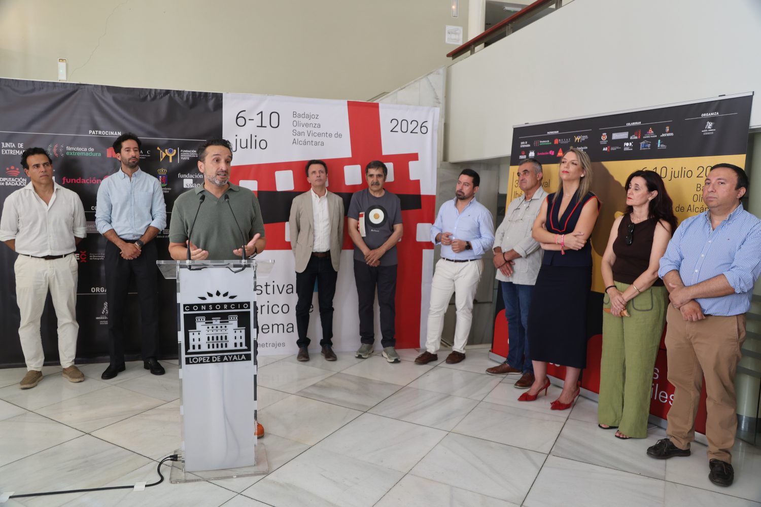 Cabezas destaca la buena salud cinematográfica de la provincia con motivo de los 32 años del Festival Ibérico de Cine